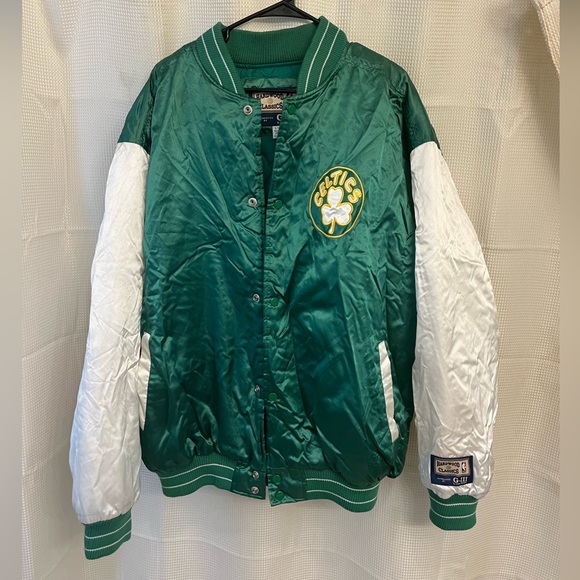Other - Celtics vintage bomber jacket - men’s Large